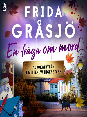 cover image of En fråga om mord